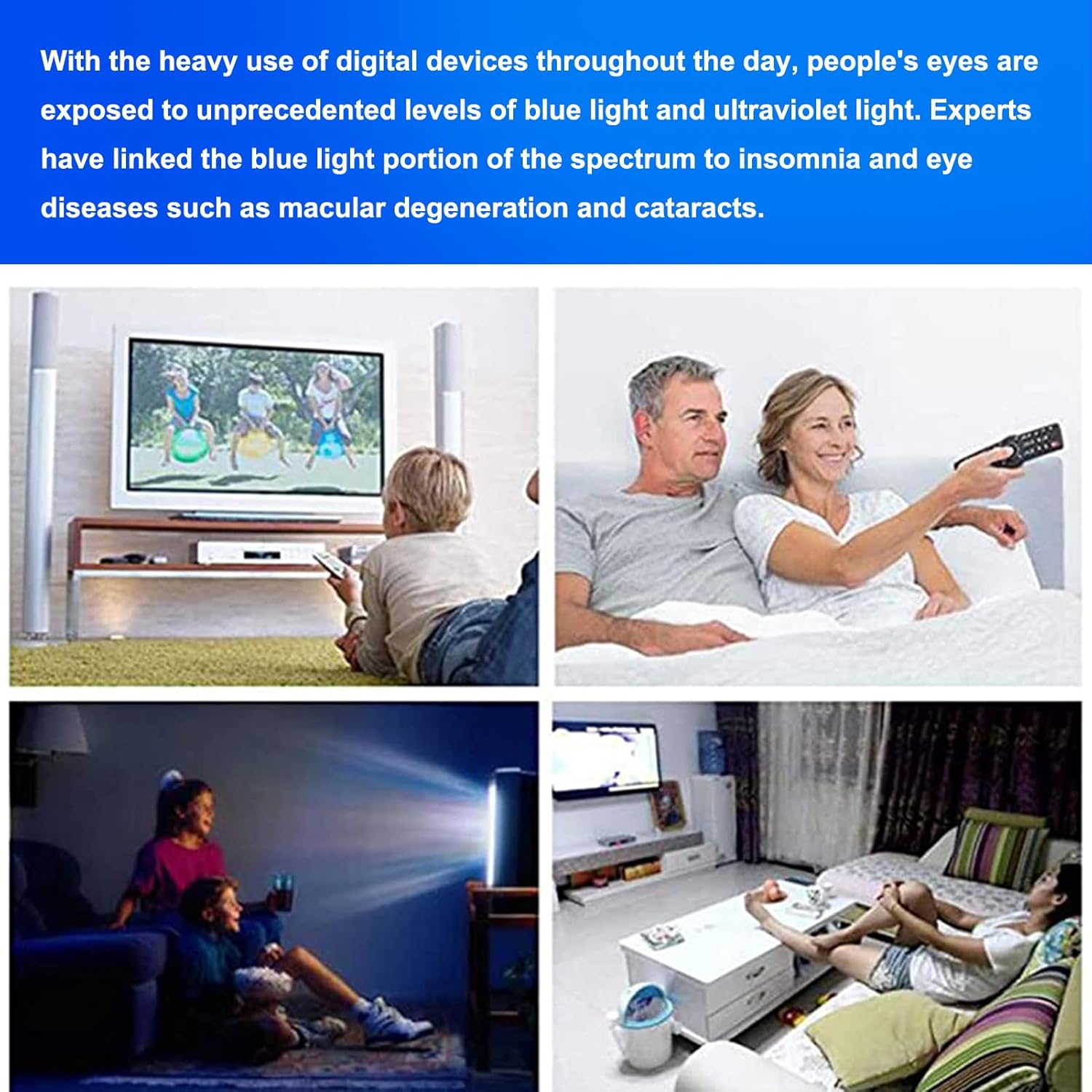 Anti Glare Film for TV 55 inch,Anti Blue Light Anti UV Anti Scratch TV Screen Protector Film,Relieve Eye Strain and Reduce TV Screen Glare,55 inch Glare Matte Film