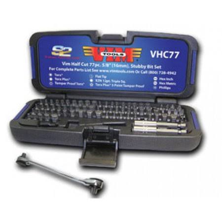 VIM Tools Vhc77 77pc Halfct Torxstubby BT, Size: One Size