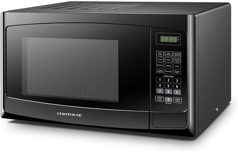 RV Built-In Microwave Oven | Perfect RV Replacement | 900W Power, 10 Power Levels | Easy-Clean Interior | LED Display | Quick-Cook Settings | RV-980B