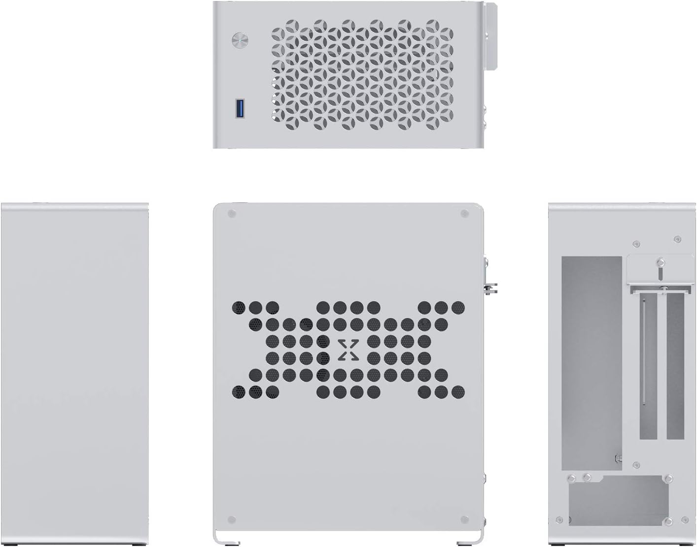A1 Mini ITX Case Desktop PC Case Micro Slim Portable 2021 Small Backpack Aluminum Alloy Chassis DIY Installation for Gaming and Home Use
