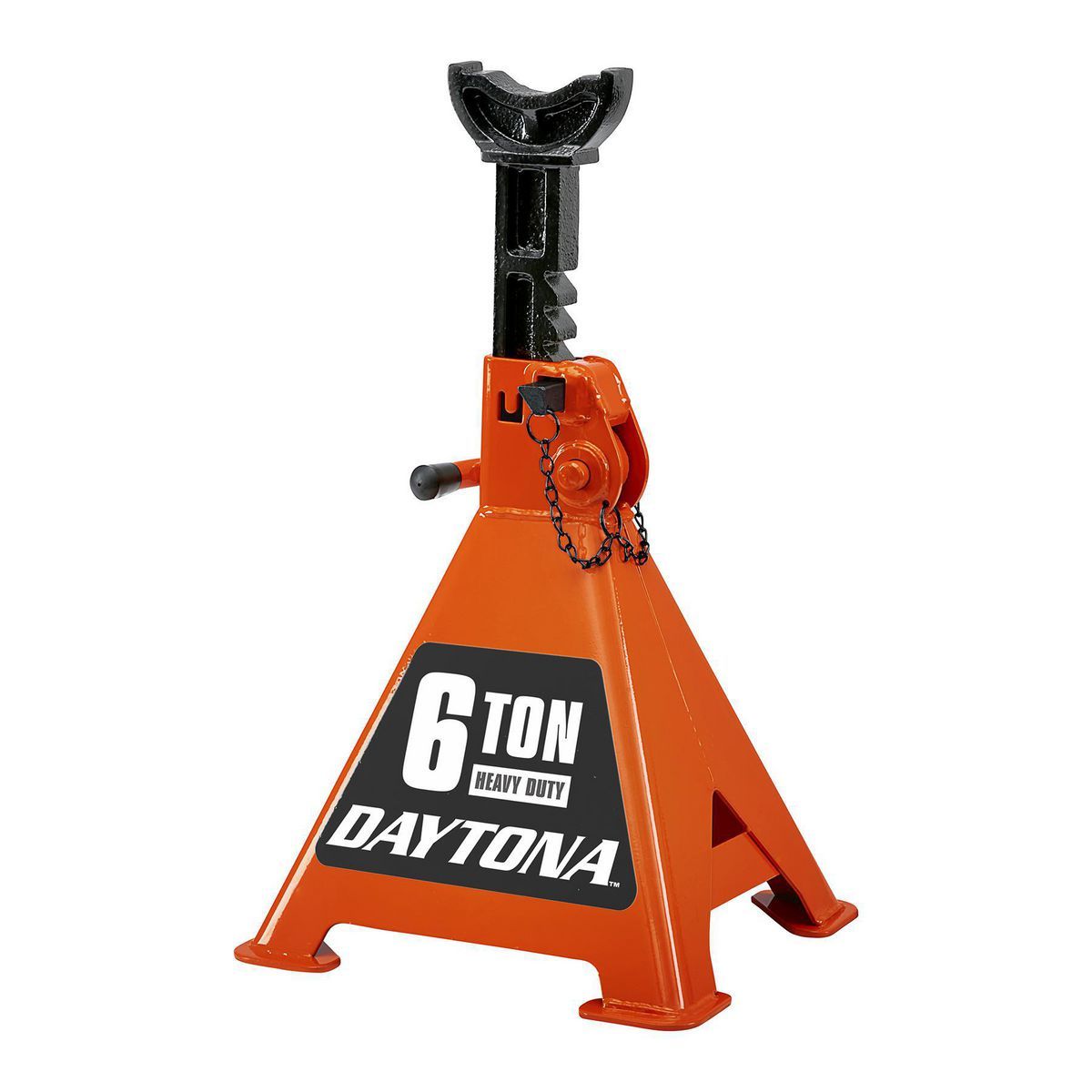 DAYTONA 6 Ton Heavy Duty Ratcheting Jack Stands, Slate Gray