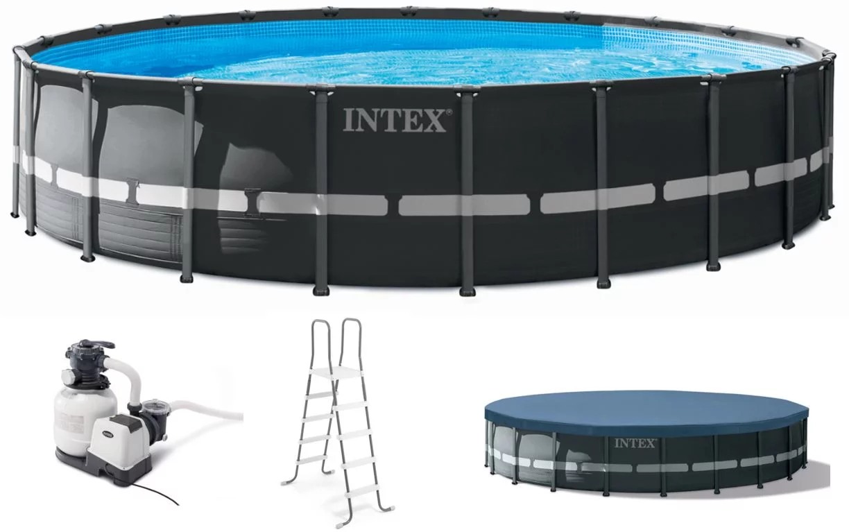 Intex 22' x 52" Ultra XTR Frame Above Ground Pool Set with Sand Filter Pump - Curated Treasures Market