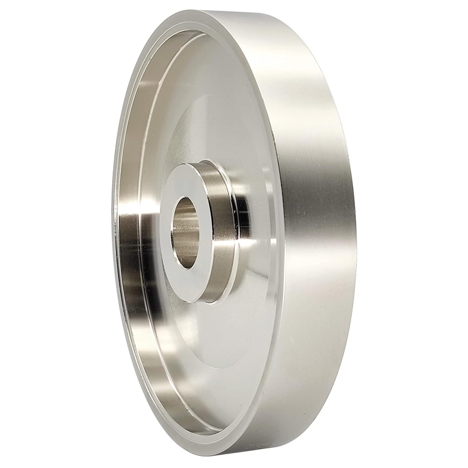 CAQUXIL CBN Grinding Wheel 6 Dia x 1 Wide, 1 inch Arbor, Sharpen High Speed Steel Cutting Tools, Diamond Grinding Wheel Grit #320