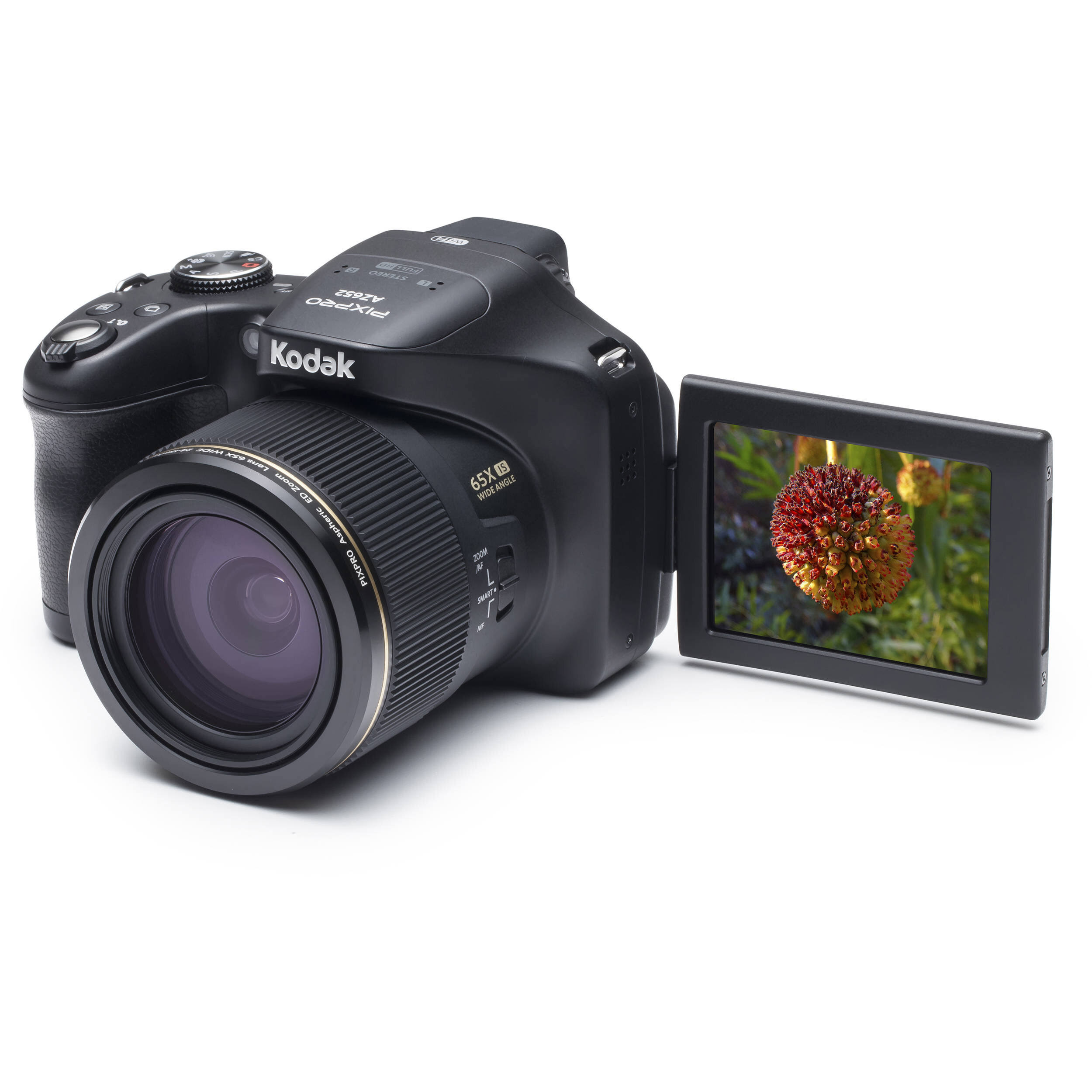 Kodak PIXPRO AZ652 Astro Zoom Bridge Camera - Black