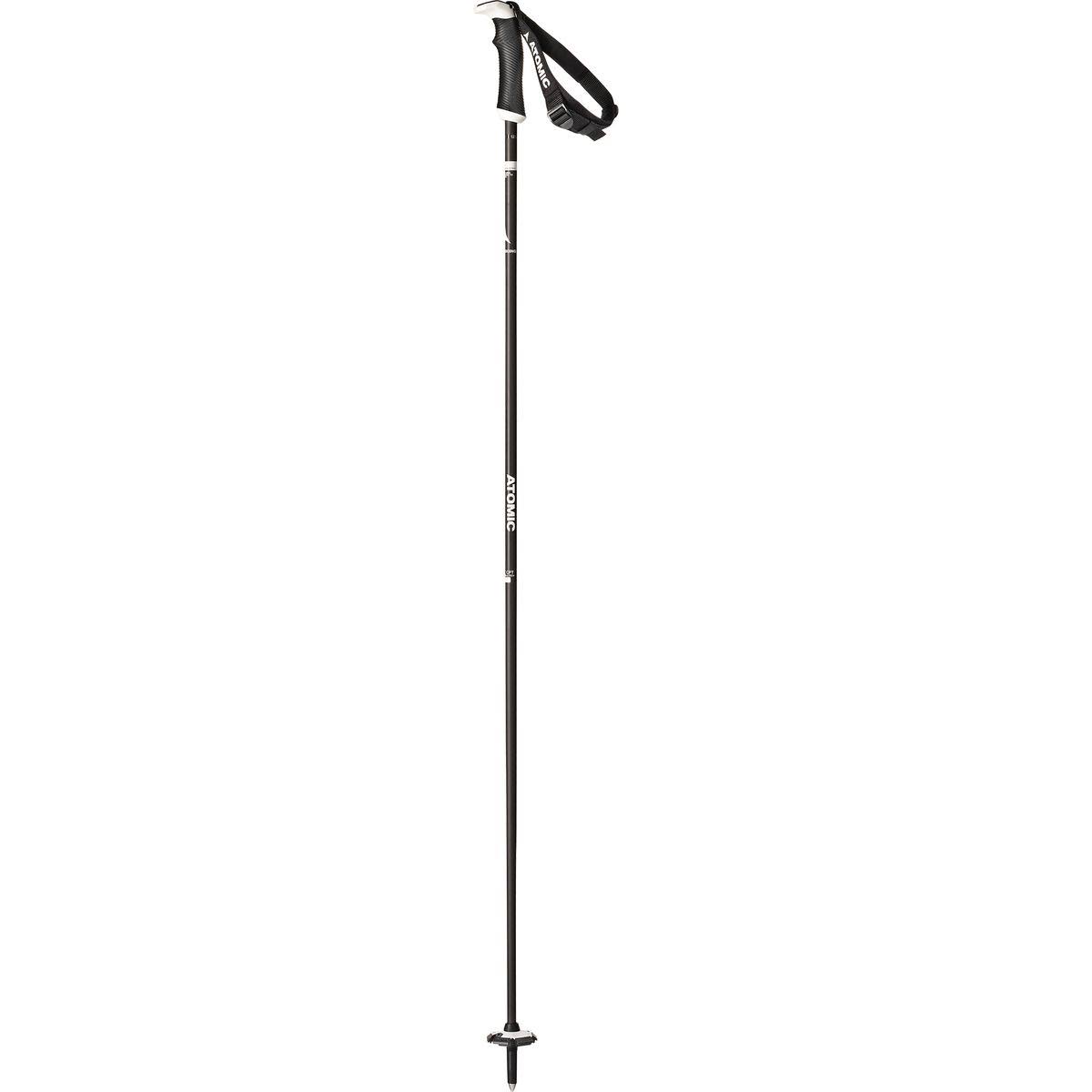 Atomic AMT Carbon SQS Ski Poles Black/White, 115cm