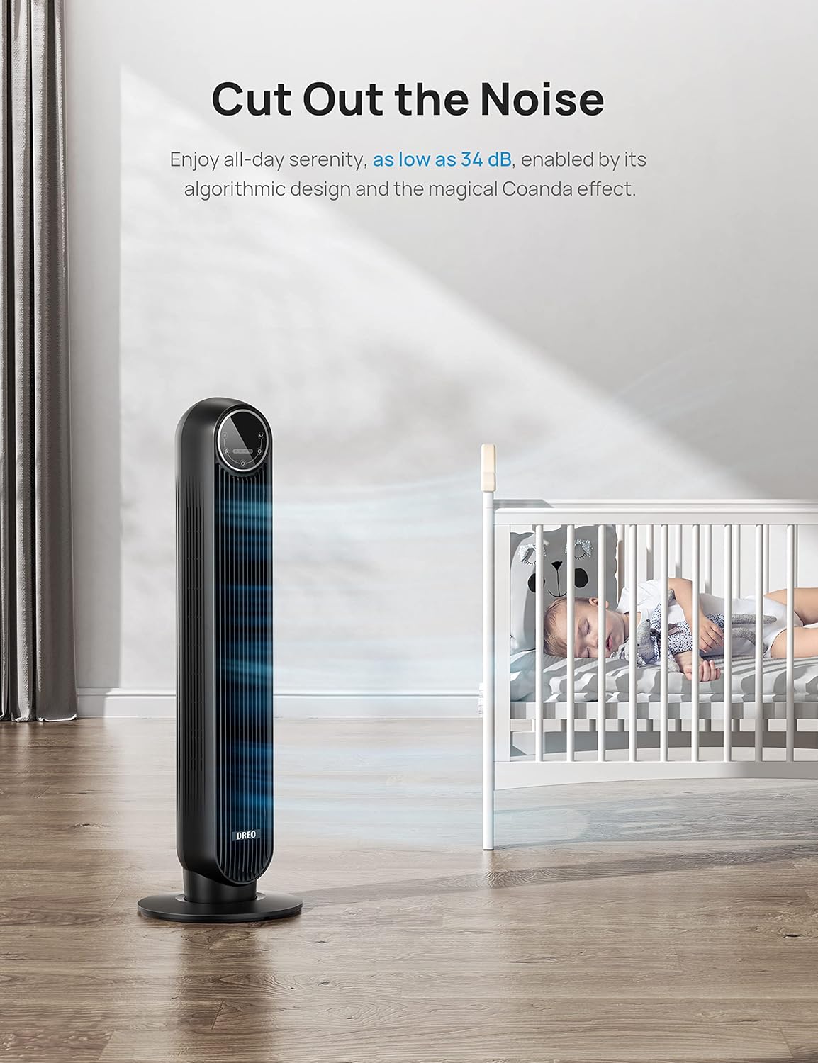 Dreo Smart Tower Fan Bundle with Remote and Voice Control