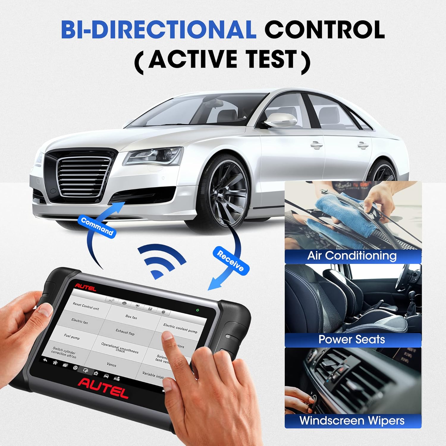 Autel MaxiPRO MP808 OBD2 Diagnostic Scanner More Advanced Scan Tool with Bi-directional Control Ability and Key Programming (Upgraded version of DS808 and same as MS906)