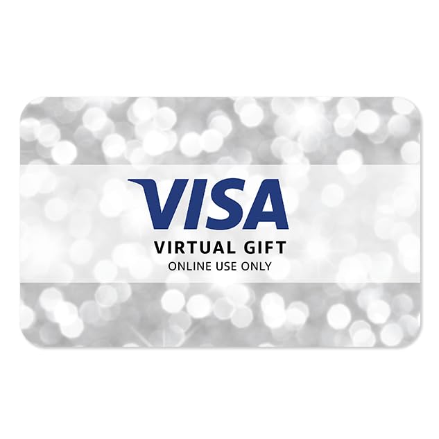Visa Virtual $200 eGift Card (plus $6.95 Purchase Fee) - For Online Use Only