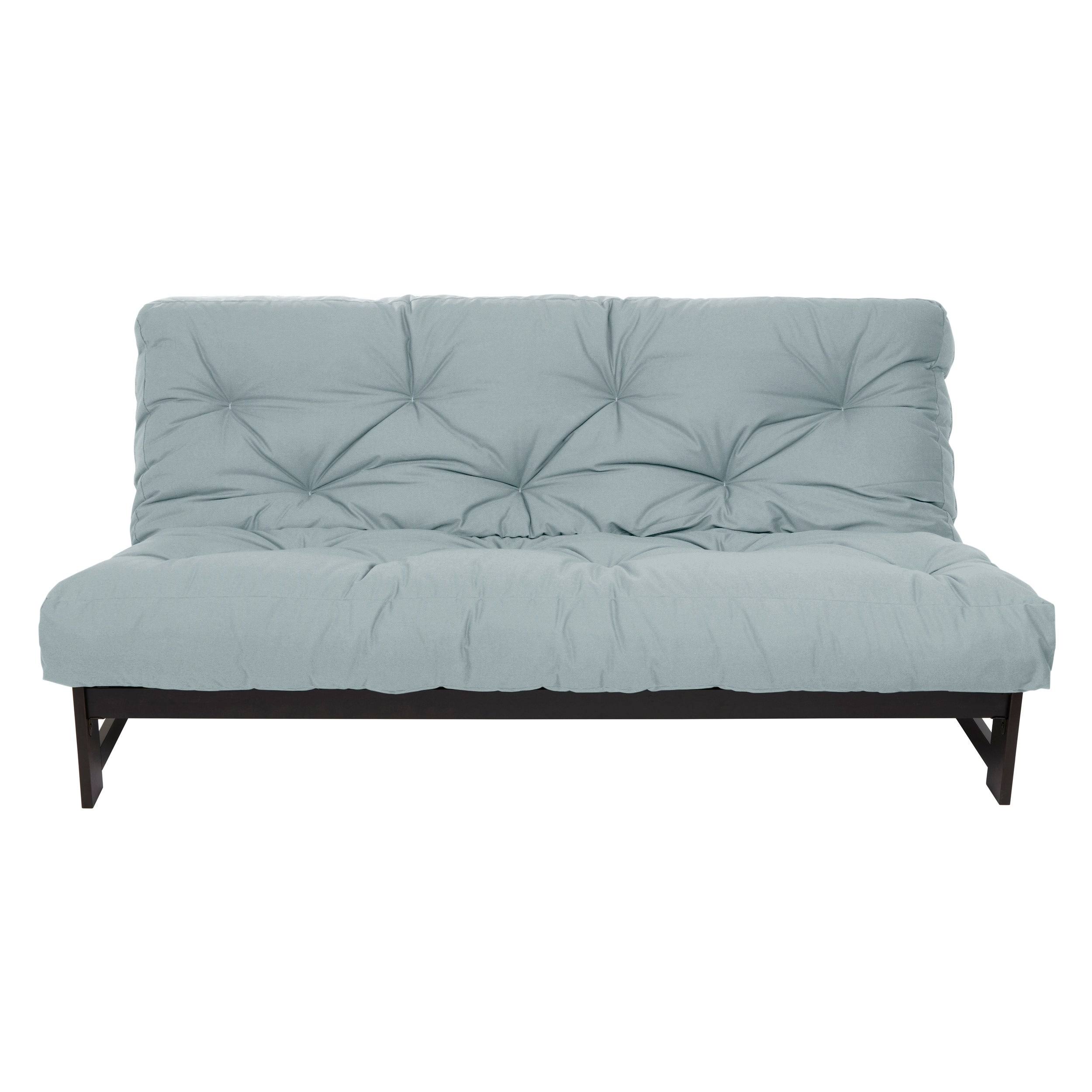 Porch u0026 den Hansen 8-Inch Full-Size Gel Memory Foam Futon Mattress - Khaki