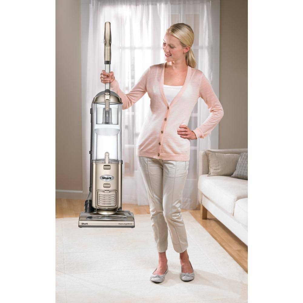 Shark NV42 Navigator Deluxe Upright Bagless Vacuum, Gold (Certified Refurbished)