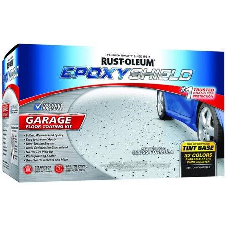 Rust-Oleum 251966 Epoxy Shield Garage Floor Coating Kit with Chips Tan Gloss Gallon