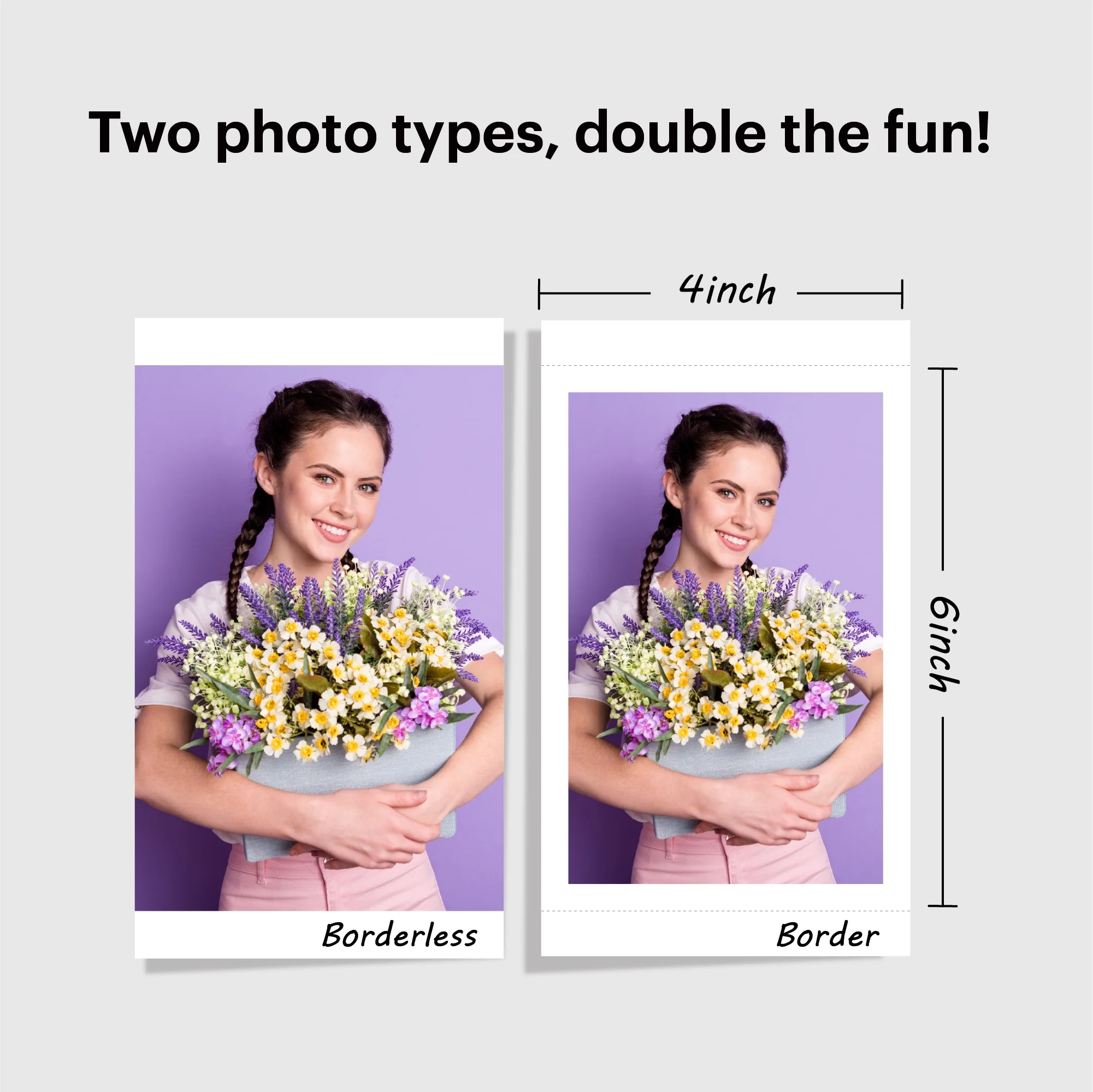 KODAK Dock Plus 4PASS Instant Photo Printer (4x6 inches) + 10 Sheets