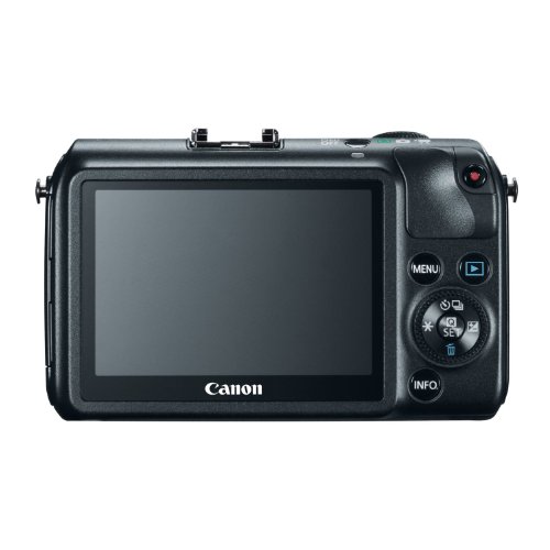 Canon EOS M 18.0 MP Compact Systems Camera with 3.0-Inch LCD and EF-M22 STM Lens Black