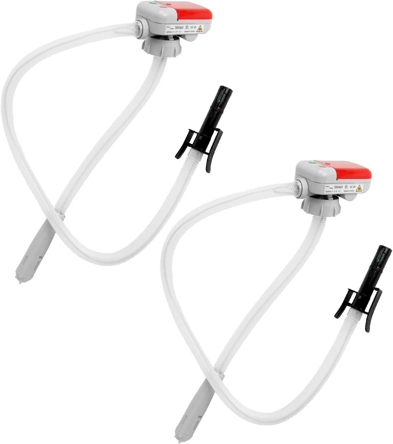 TERAPUMP 4th Gen Gas Can Fuel Transfer Pump / No More Gas Can Lifting, Fits numerous Gas Cans (Advanced Auto-Stop Sensor, & Flexible In-and-Out Take Hose)