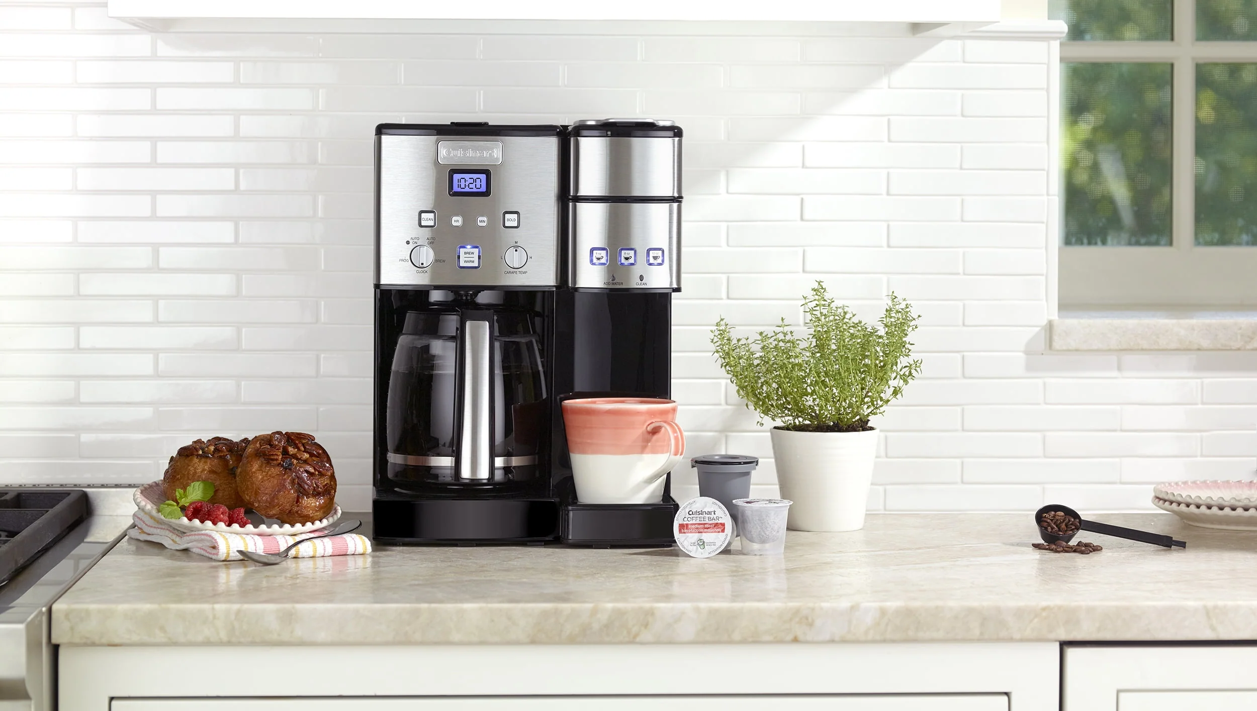 Cuisinart Coffee Center 12 Cup Coffeemaker and Single-Serve Brewer