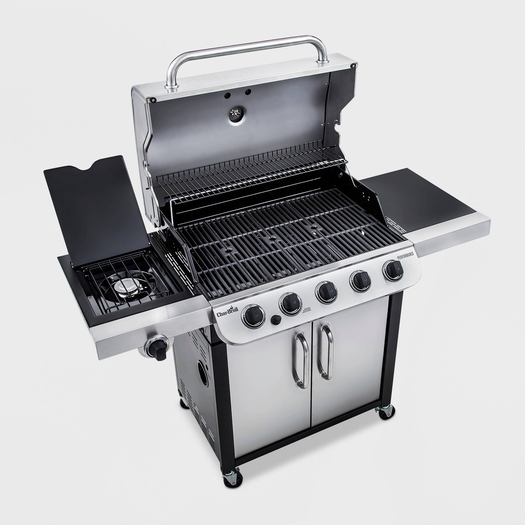Char-Broil Performance 550 5 Burner Cabinet - Black/Silver