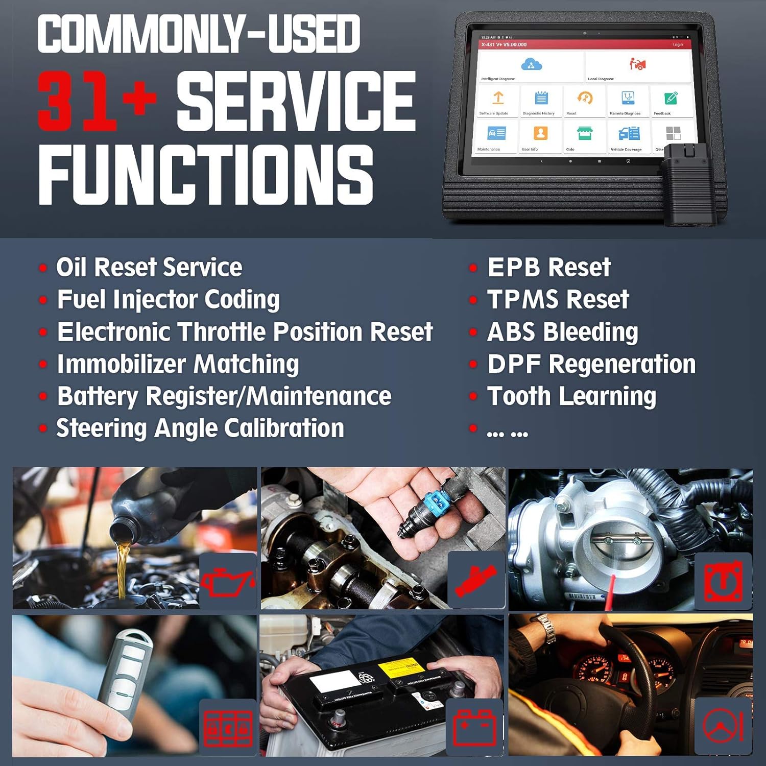 LAUNCH X431 V+ PRO Elite 4.0, 2022 Newest Bidirectional Scan Tool, Upgraded of X431 PROS V, OEM All System & 31+ Service Car Diagnostic Scanner, ECU Coding, AutoAuth for FCA SGW, 2 Years Free Update