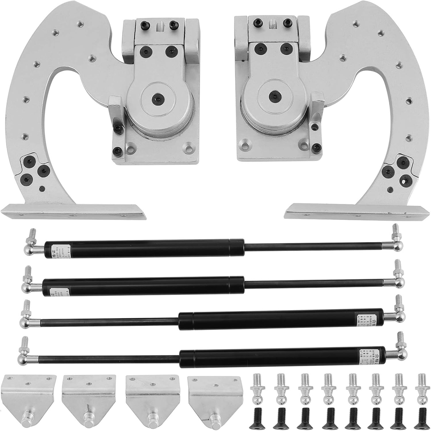 Mophorn Universal Lambo Door Kit Bolt On Vertical Doors Hinge Kit Fit for Audi Dodge Ford Honda Toyota Nissan Chevrolet etc. 90 Degree Vertical Lambo Door Conversion Kit (Universal)