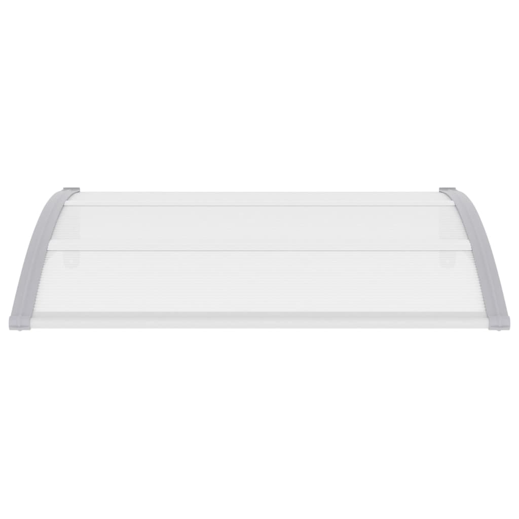 Door Canopy Gray and Transparent47.2"x31.5" PC