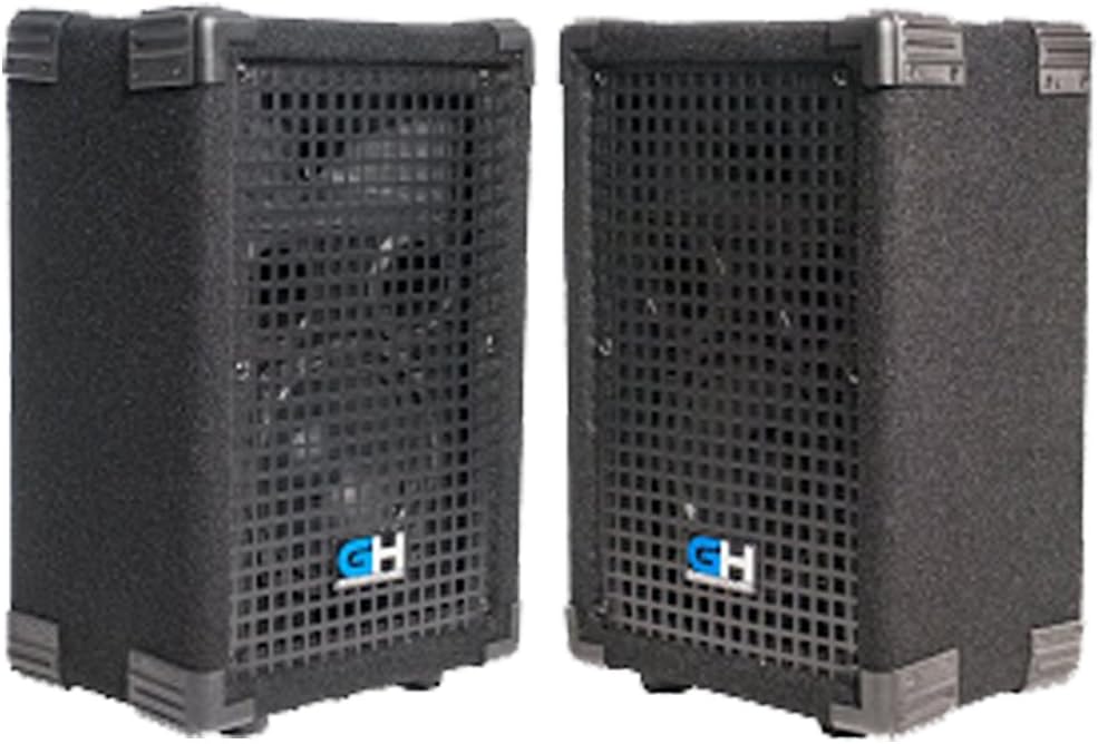 Grindhouse Speakers - GH5L-Pair - Pair of Passive 5 Inch 2-Way PA/DJ Loudspeaker Cabinets - 300 Watt each Full Range PA/DJ Band Live Sound Speaker