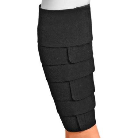 Solaris Ready Wrap Compression Calf Wrap, ReadyWrap (Medium), Black