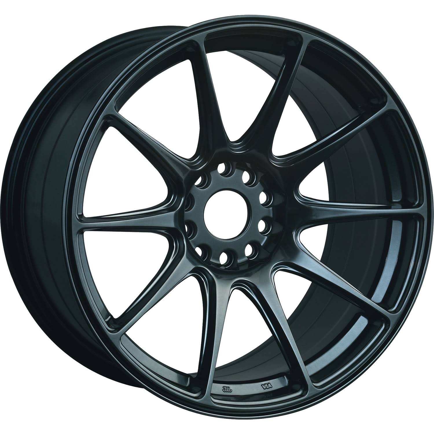 XXR 527 16x8 4x100/4x114.3 20et Chromium Black Wheel