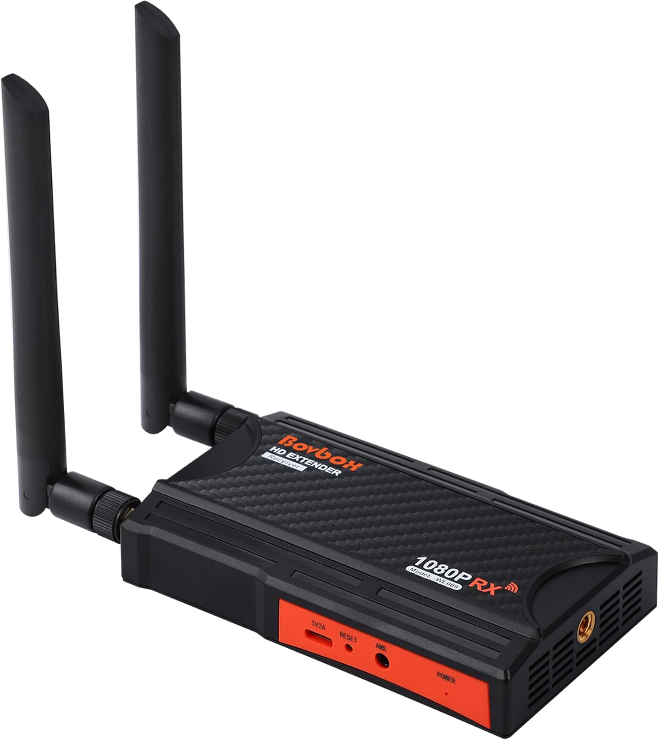 Wireless HDMI Extender Kit, Supports 1080P Full HD 200m (656ft) Wireless HDMI Transmitter and Receiver with HDMI Loop-Out and IR Remote Control for DSLR Camera Projector Laptop Church Home Office