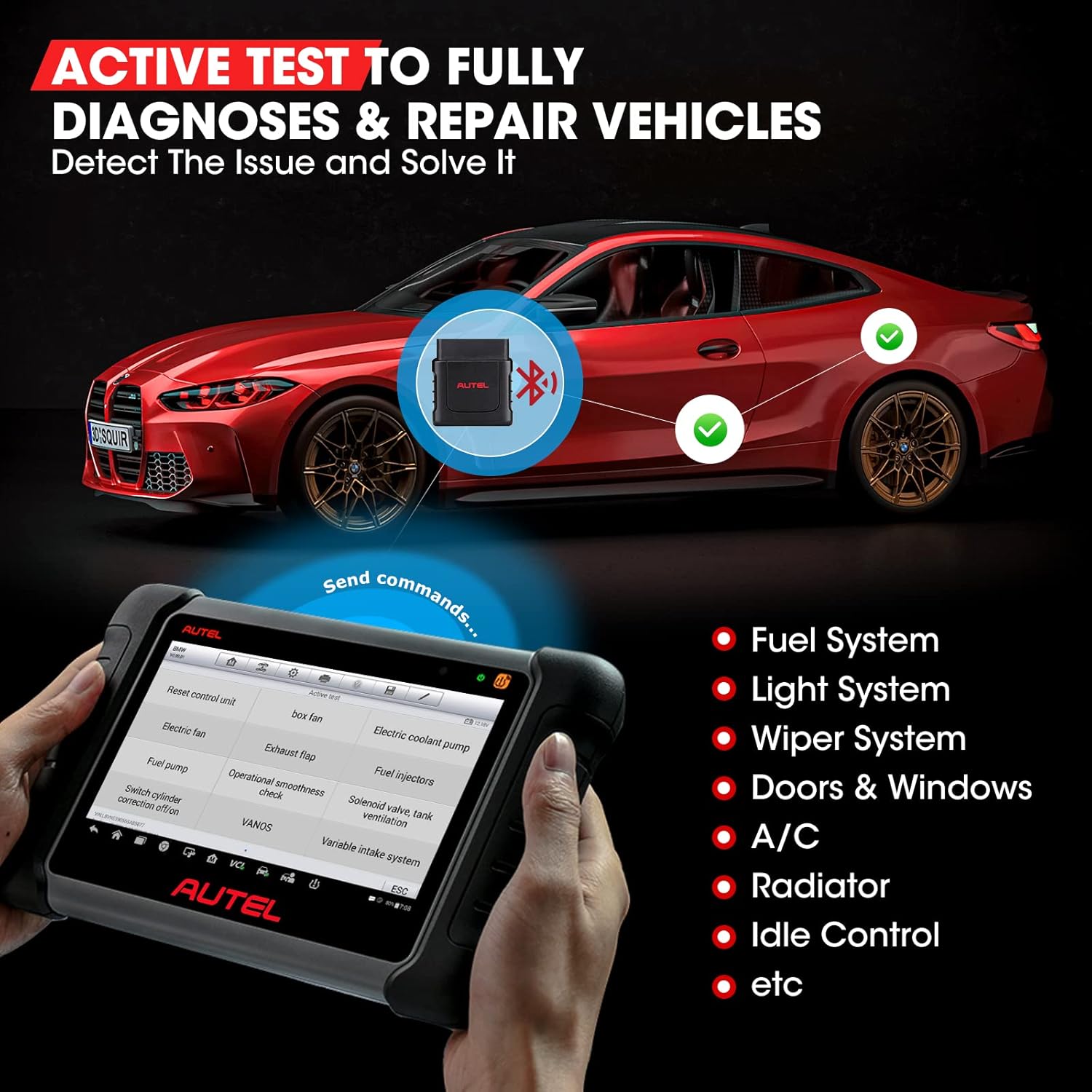 Autel MaxiPRO MP808TS Diagnostic Scanner: 2022 Newest OBD2 Auto Scanner and TPMS Programming Tool with ECU Coding, 30+ Service, Advanced TPMS Functions, Updated of MP808/DS808/MP808K/MS906/MS906TS