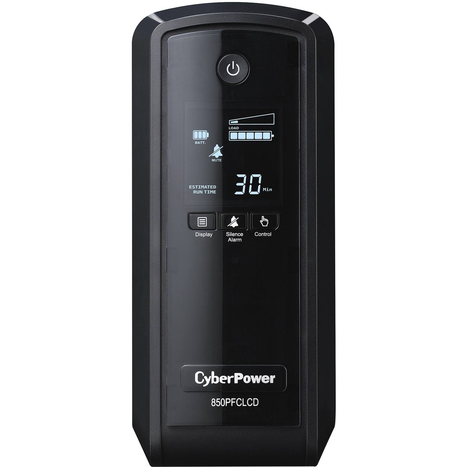 CyberPower CP850PFCLCD PFC 10-Outlets Sinewave UPS 850VA, 510 Watt