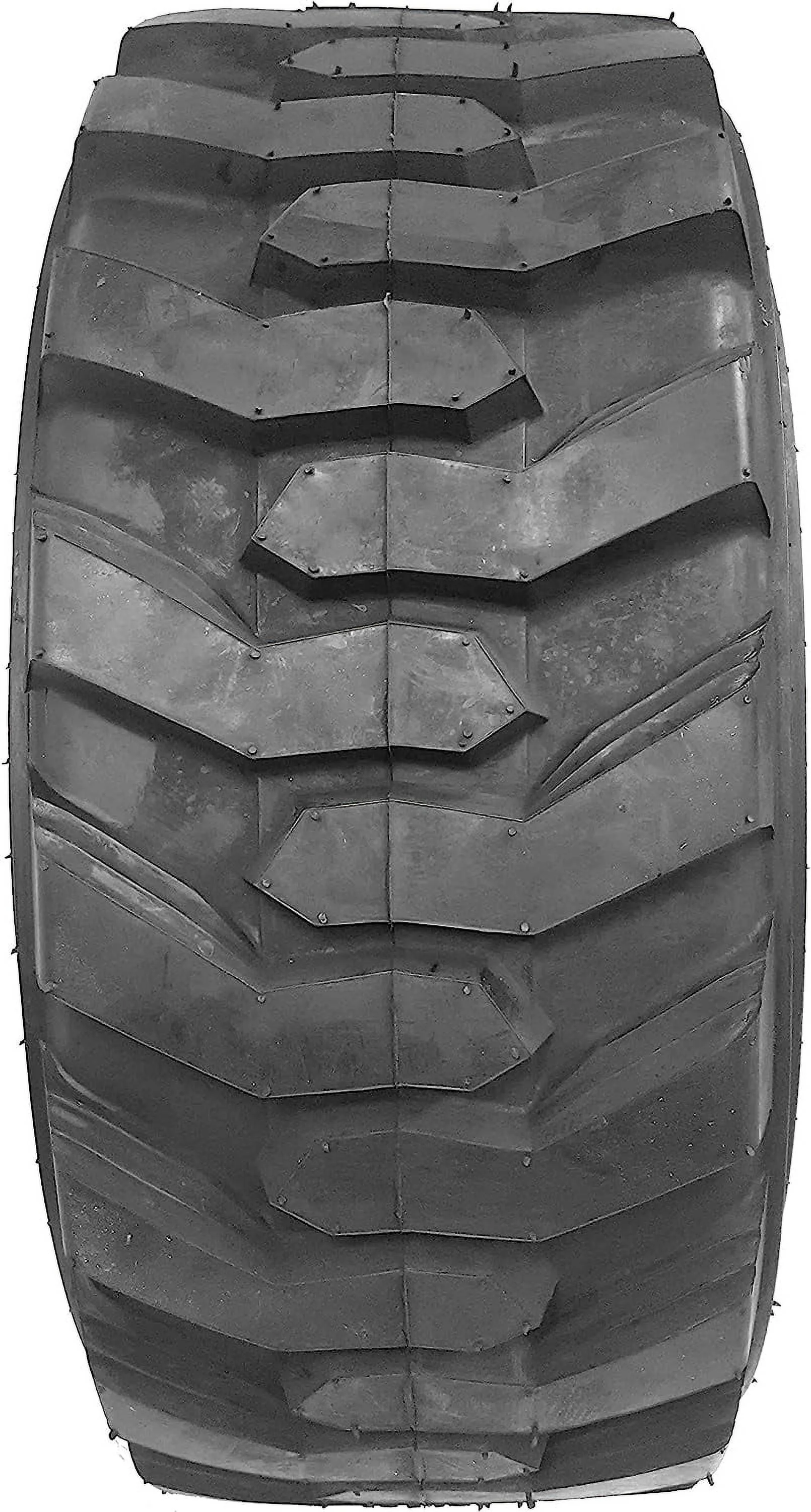One New ZEEMAX Heavy Duty 10-16.5 Skid Steer Tire for Bobcat w/ Rim Guard