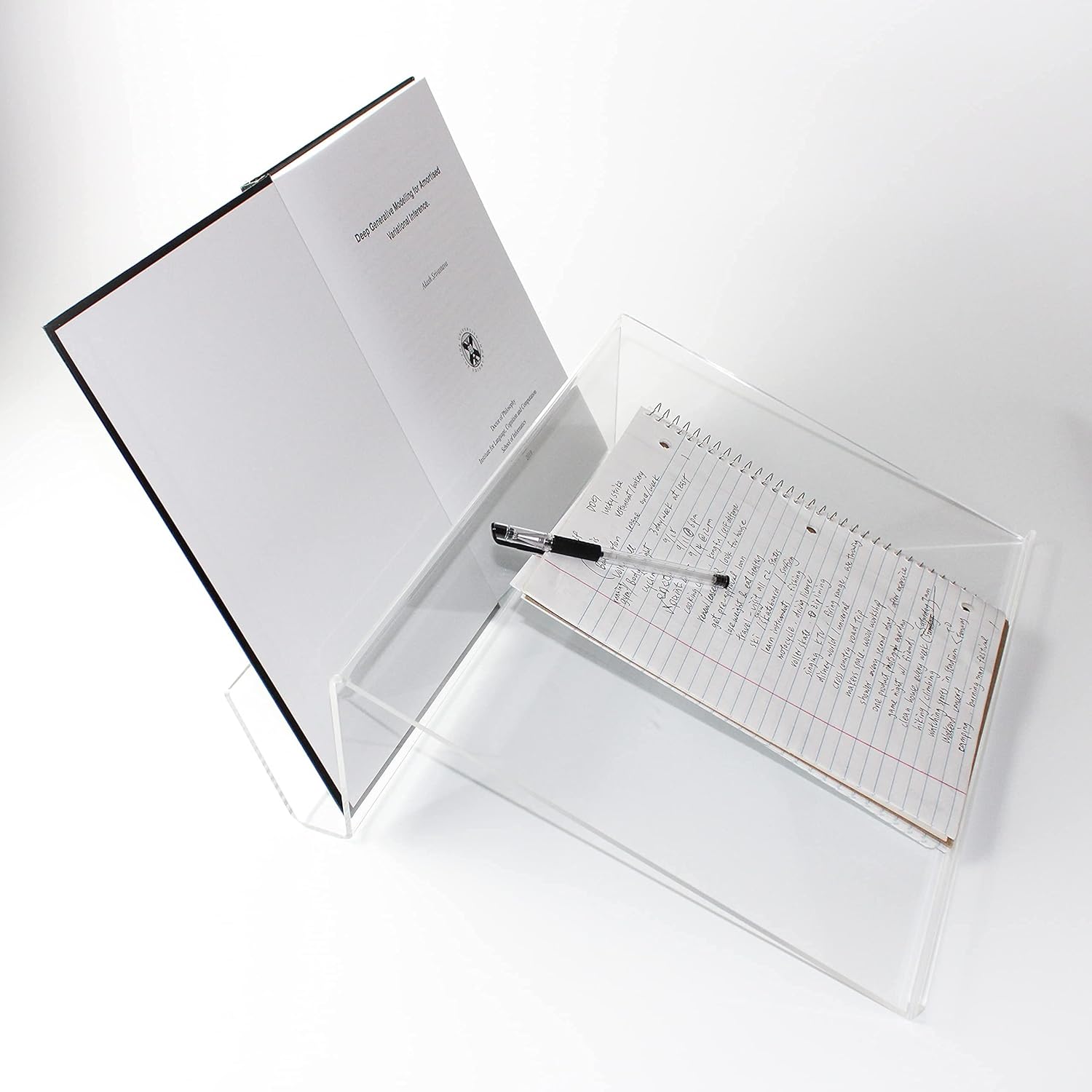 SILLY MONKEY Slant Board for Writing – Writing Slope with Tablet Book Holder Slot Anti-Slip Border Edge - Ergonomic Writing Slant Board for Improved Handwriting, Posture, Grasp and Endurance Pack of 2