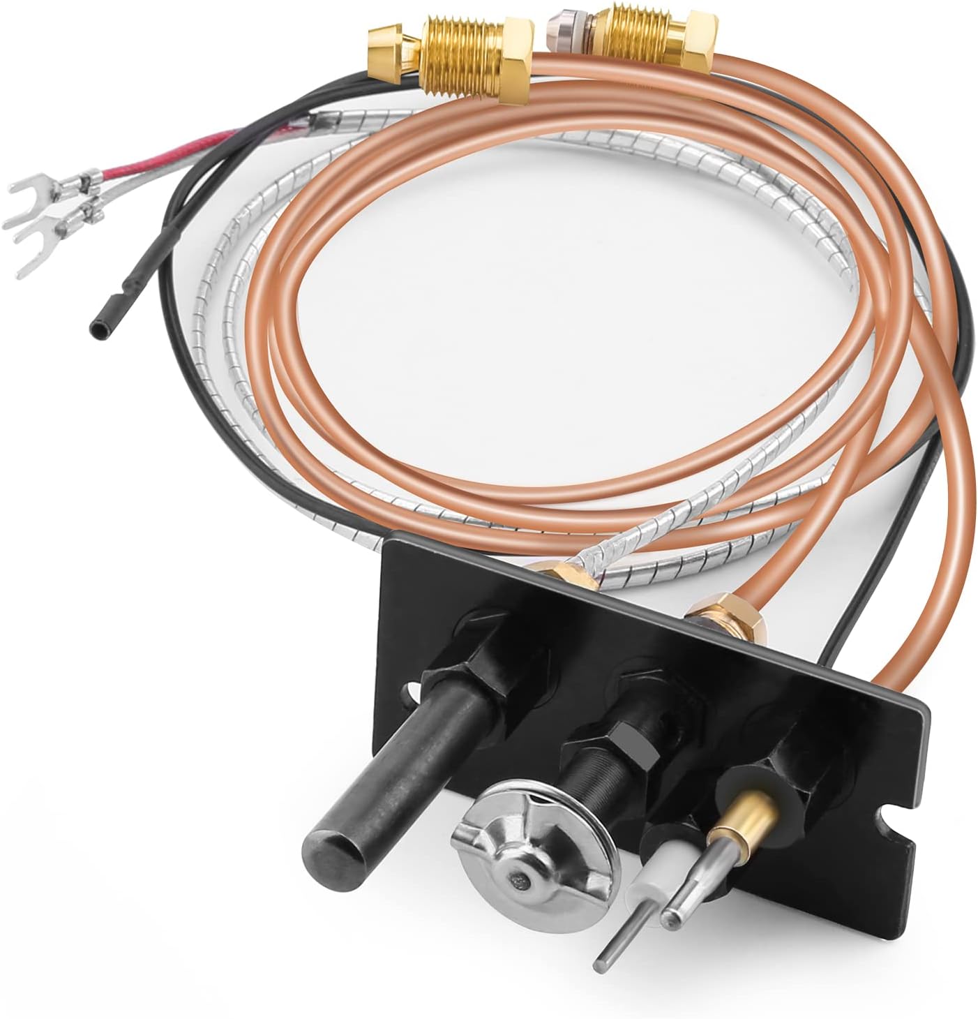 WADEO Propane and Natural Gas Pilot Assembly, 3 Way Pilot Replacement for HHT, Majestic, Monessen, Temco, Vermont Castings Fireplace and Stoves, Replaces 10002264