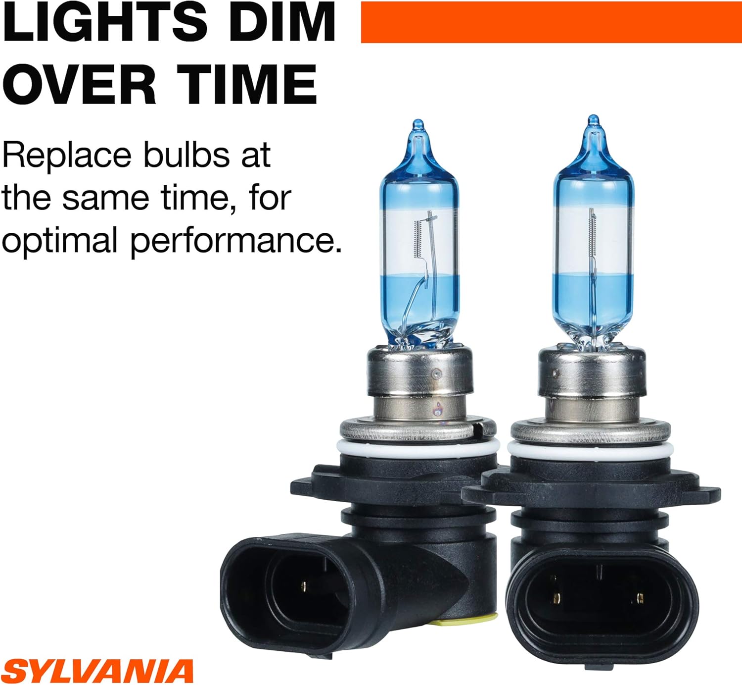 SYLVANIA - 9012 SilverStar Ultra - High Performance Halogen Headlight Bulb, High Beam, Low Beam and Fog Replacement Bulb, Brightest Downroad with Whiter Light, Tri-Band Technology (Contains 2 Bulbs) Pack of 2