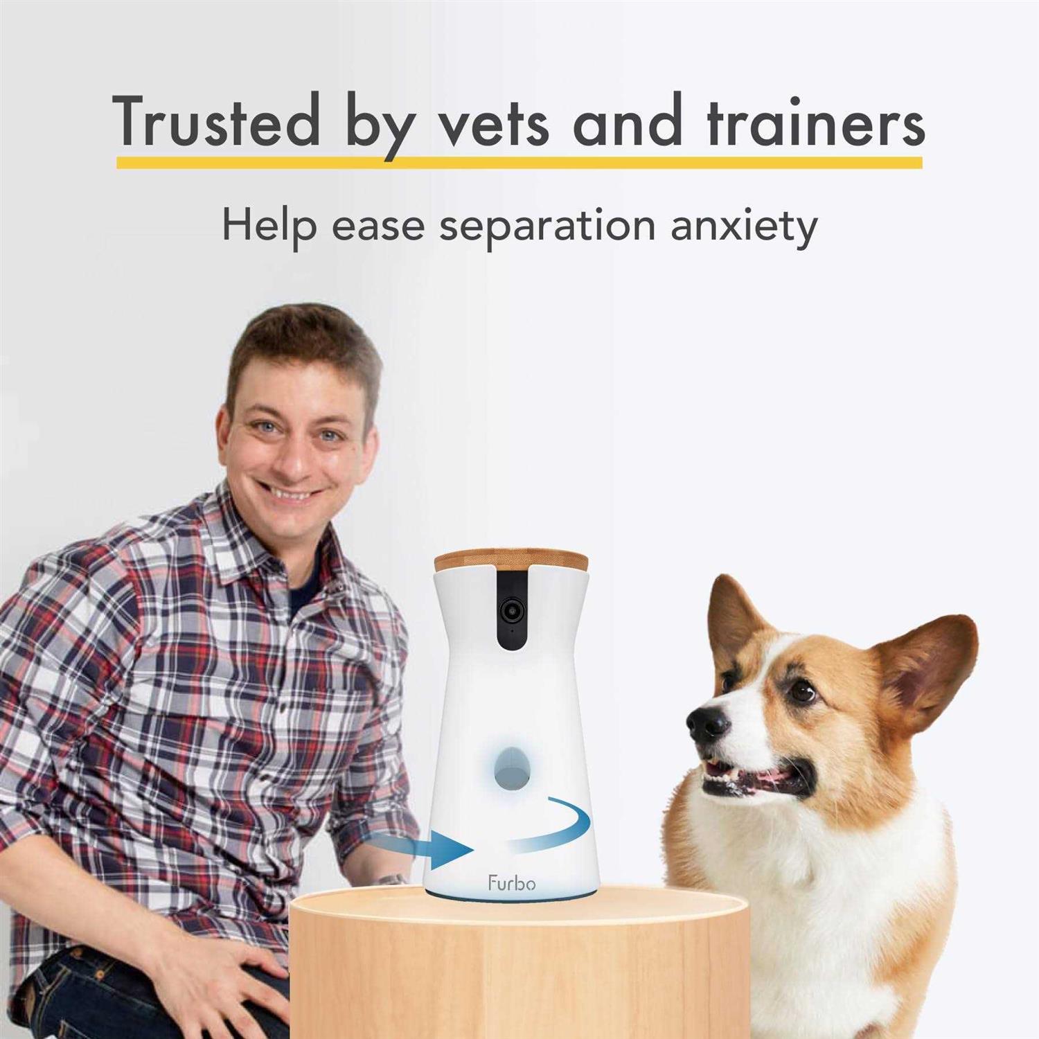 Furbo 360° Dog Camera w/Subscription Smart Camera Designed for Dogs