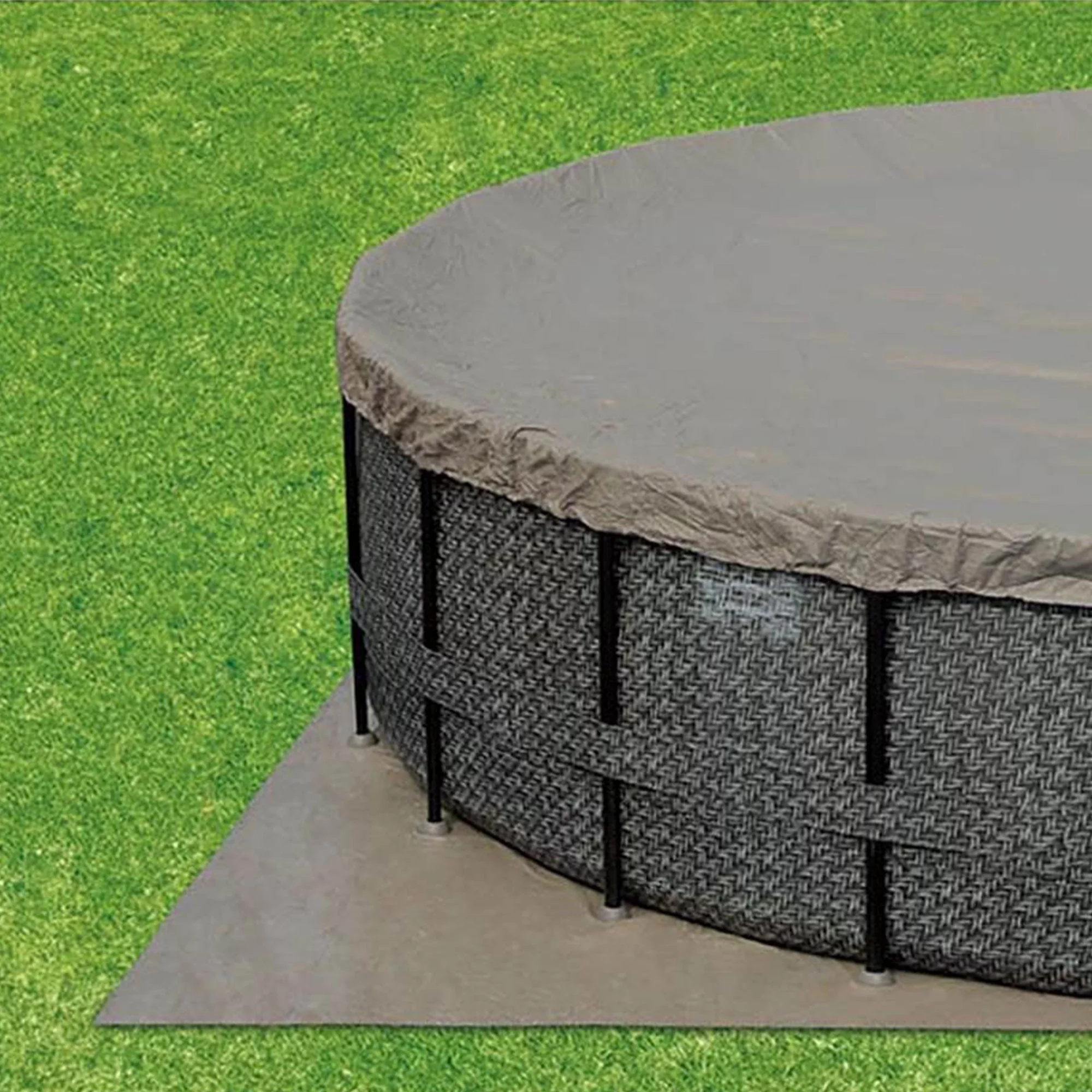 Summer Waves Elite 20ft x 48in Above Ground Frame Swimming Pool Set w/ Pump