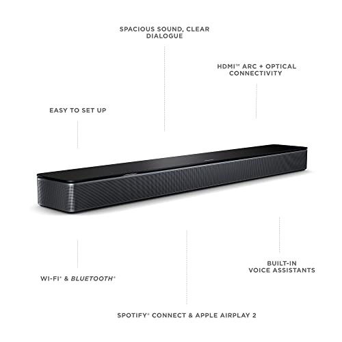 Bose Soundbar 600 Bluetooth Tabletop Corded Electric Soundbar speakers