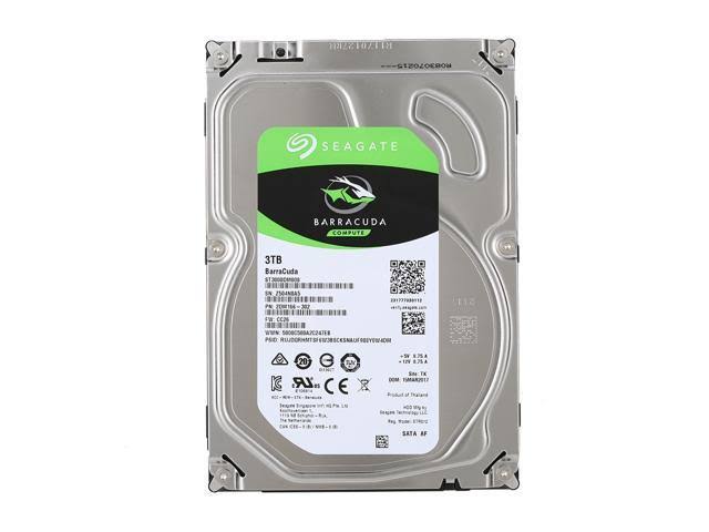 Seagate 3TB Desktop HDD Internal Hard Disk Drive 7200 RPM SATA 6Gb/s 64MB Cache 3.5-inch ST3000DM007