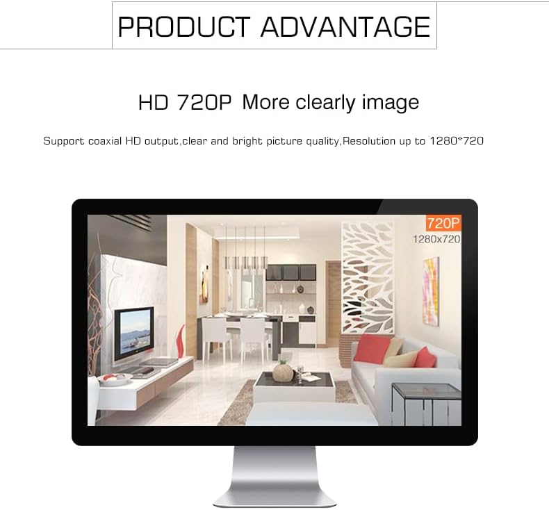 Home Security Camera System Wireless, Cameras Outdoor & Indoor with Plug & Play