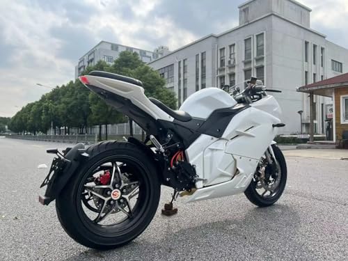 2025 Electric Sport Motorcycle with Automatic Transmission - Electric Power 40hp 72v Li-Ion 150mi Range - Out-Door Wall Charger Included for Off-Road use only