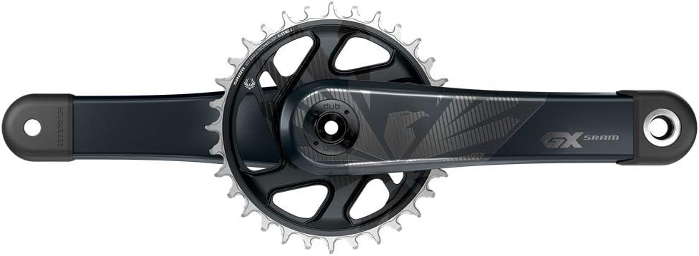 SRAM GX Eagle Dub Carbon Crankset - Boost Lunar Grey, 175mmx32T