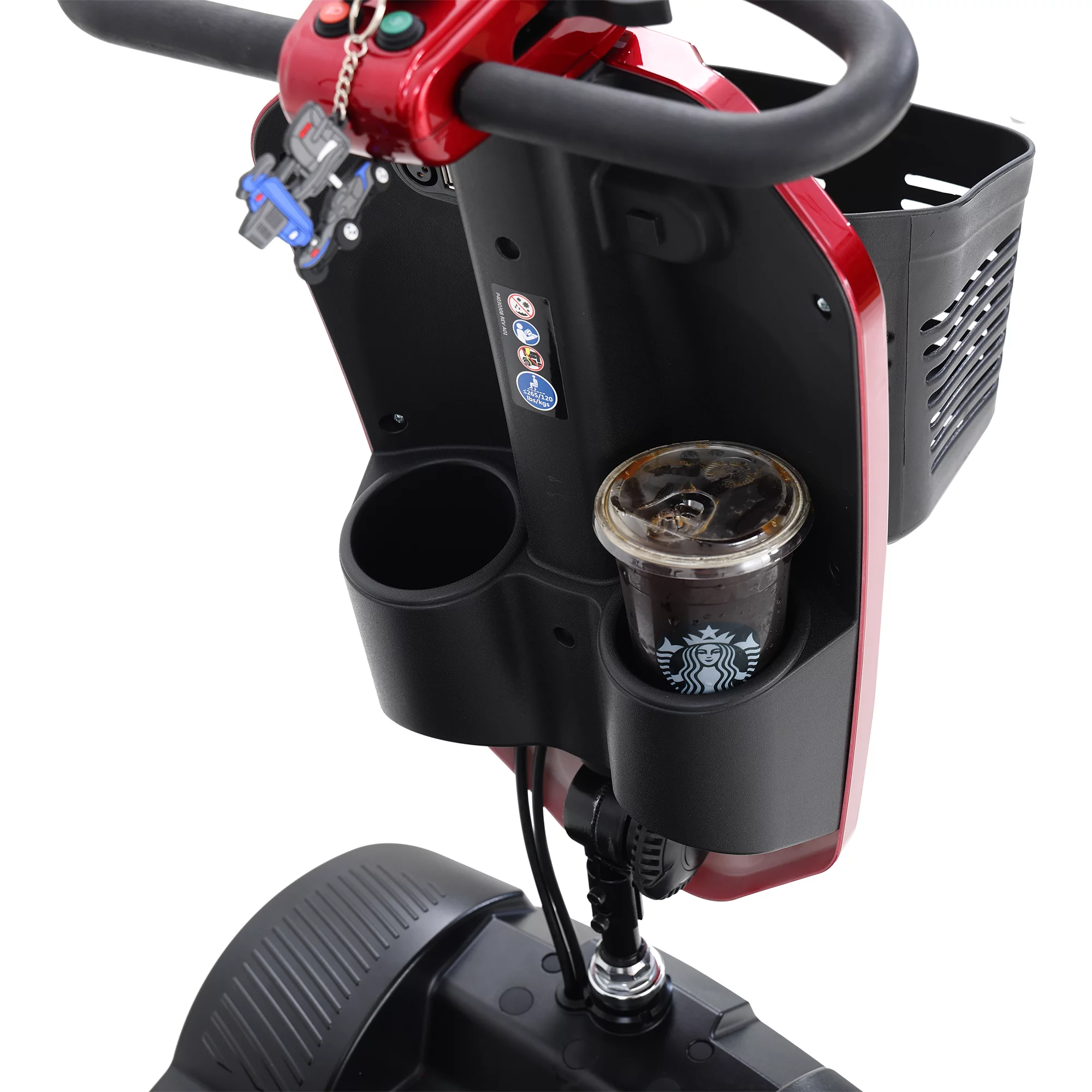 Metro Mobility Senior Scooter Folding Scooter 4 Wheel Scooter with USB Port Purple