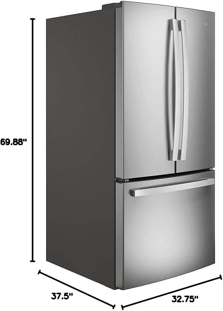 GE® ENERGY STAR® 24.7 Cu. Ft. French-Door Refrigerator