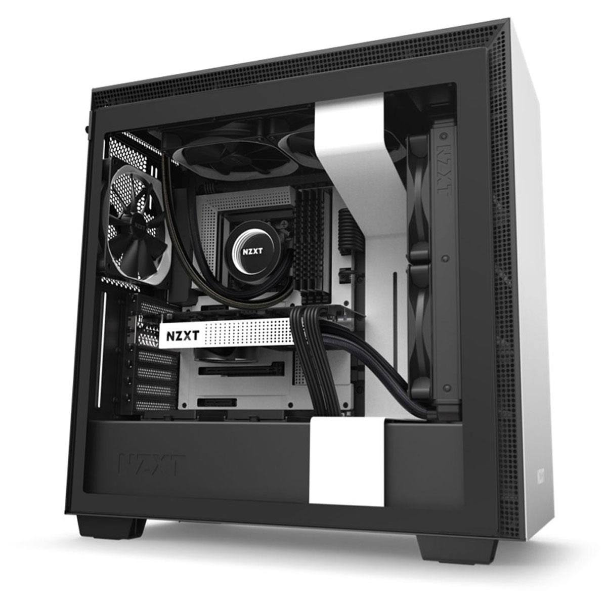 NZXT CA-H710B-W1 H710 Mid-Tower ATX Case (Matte White)