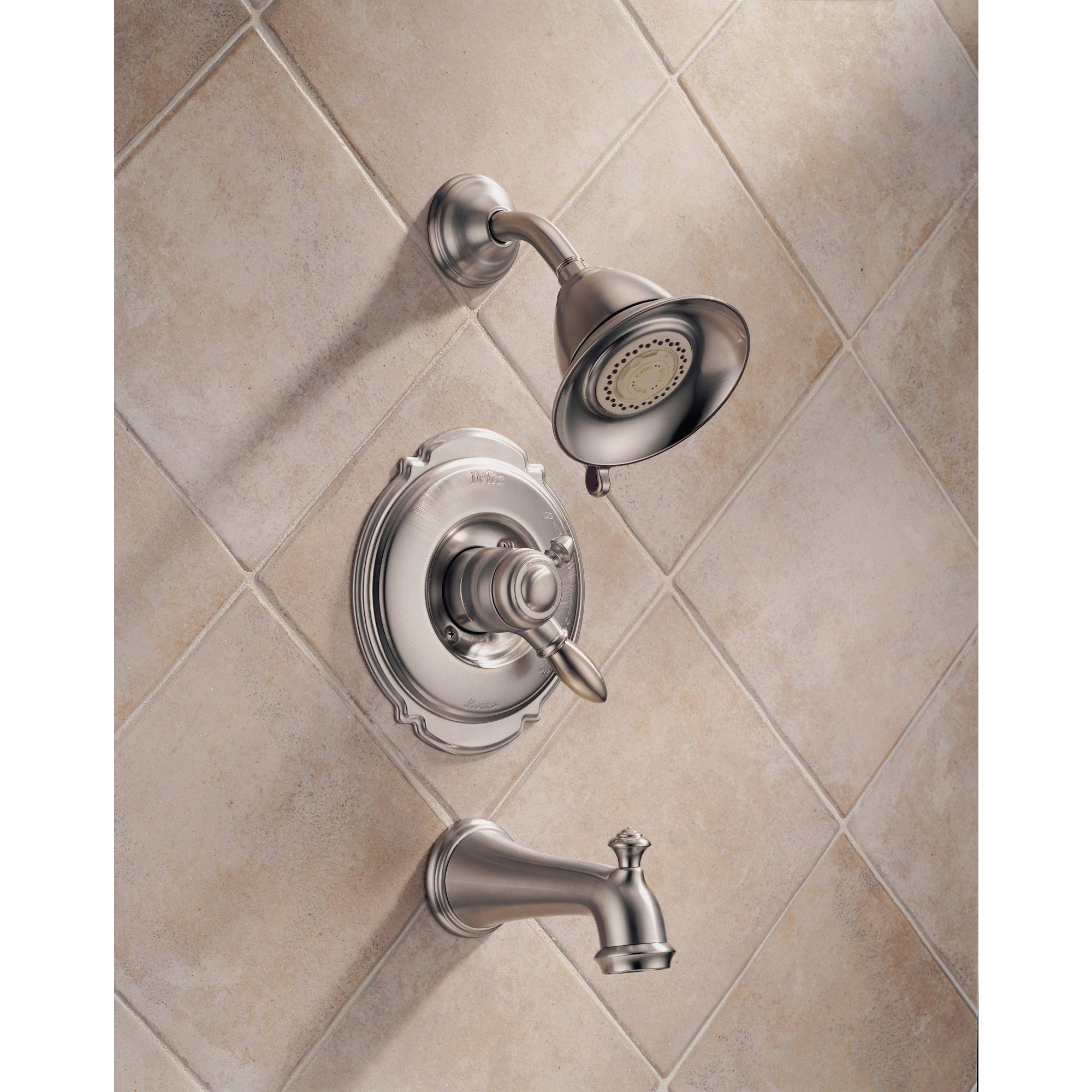 Delta T17455-SS Victorian Monitor 17 Series Tub and Shower Trim Stainless