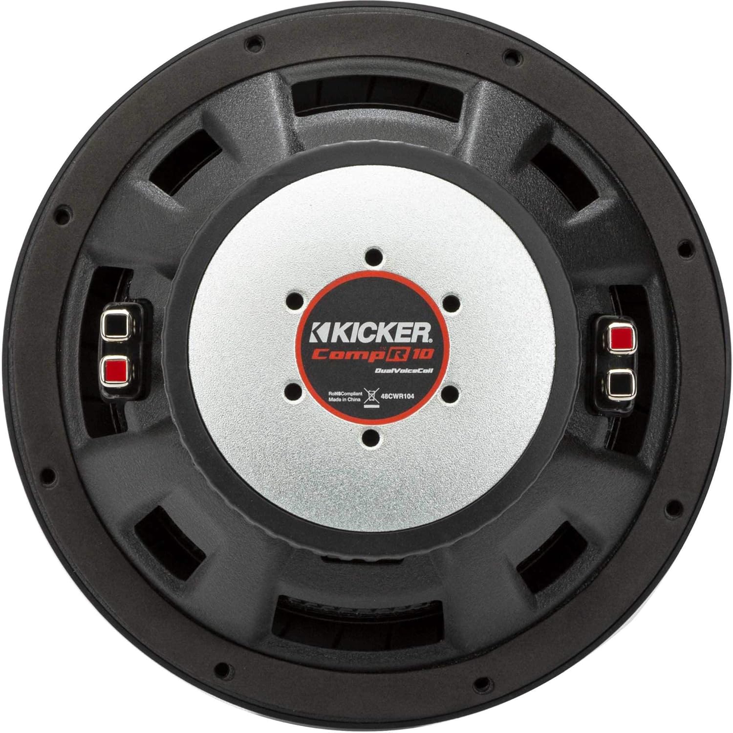 Kicker 10 Inch Comp R Woofer Includes Two 48CWR102 Virtual 2 ohm Package