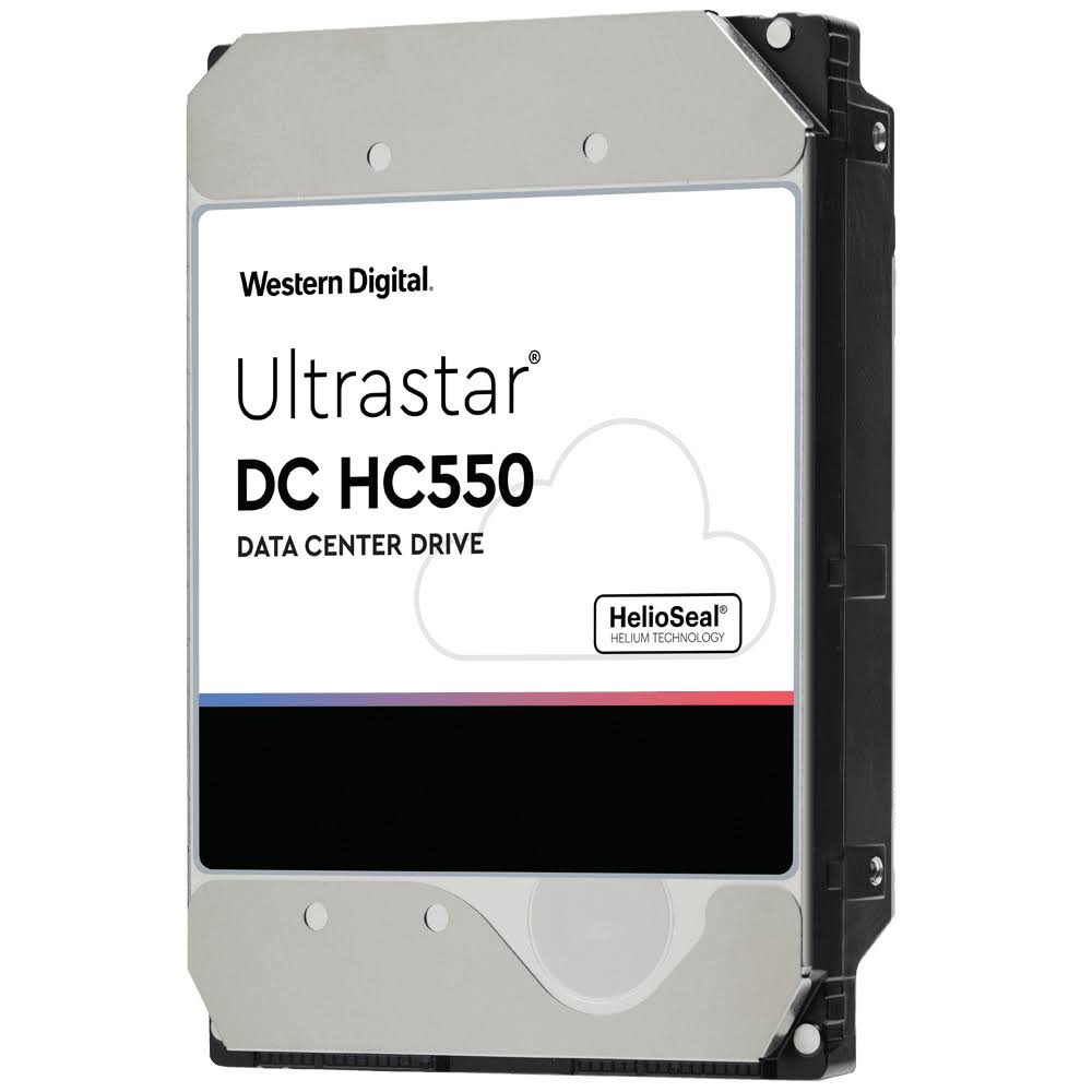 WD Ultrastar DC HC550 16 TB Hard Drive, 3.5 inch Internal, SAS (12Gb/s SAS)