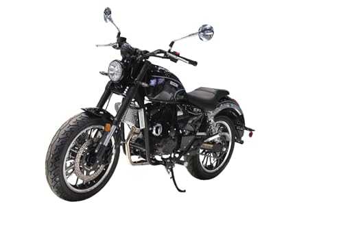 BOOM 250cc 6 Speed EFI Fuel Injection Dirt Bike Motorcycle Bike Street Bike Motorcycle (BLACK)