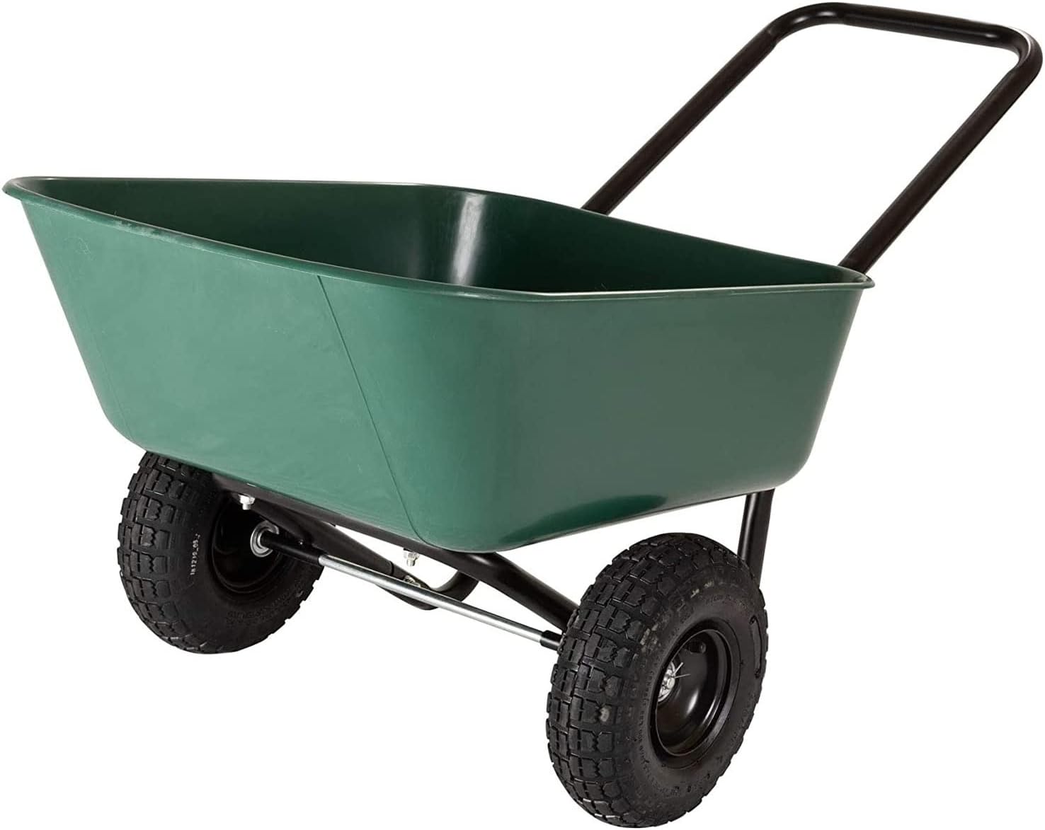 Garden Barrow Dual-Wheel Wheelbarrow/Garden Cart (May Vary)