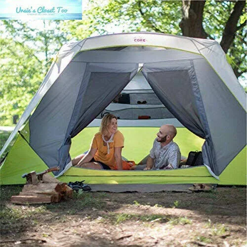 Core Equipment 6 Person Instant Cabin Tent with Awning