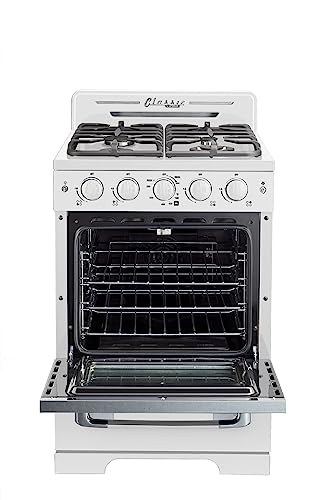 Classic Retro 24-inch 2.9 cu/ft Natural Gas Range with Sealed Burners